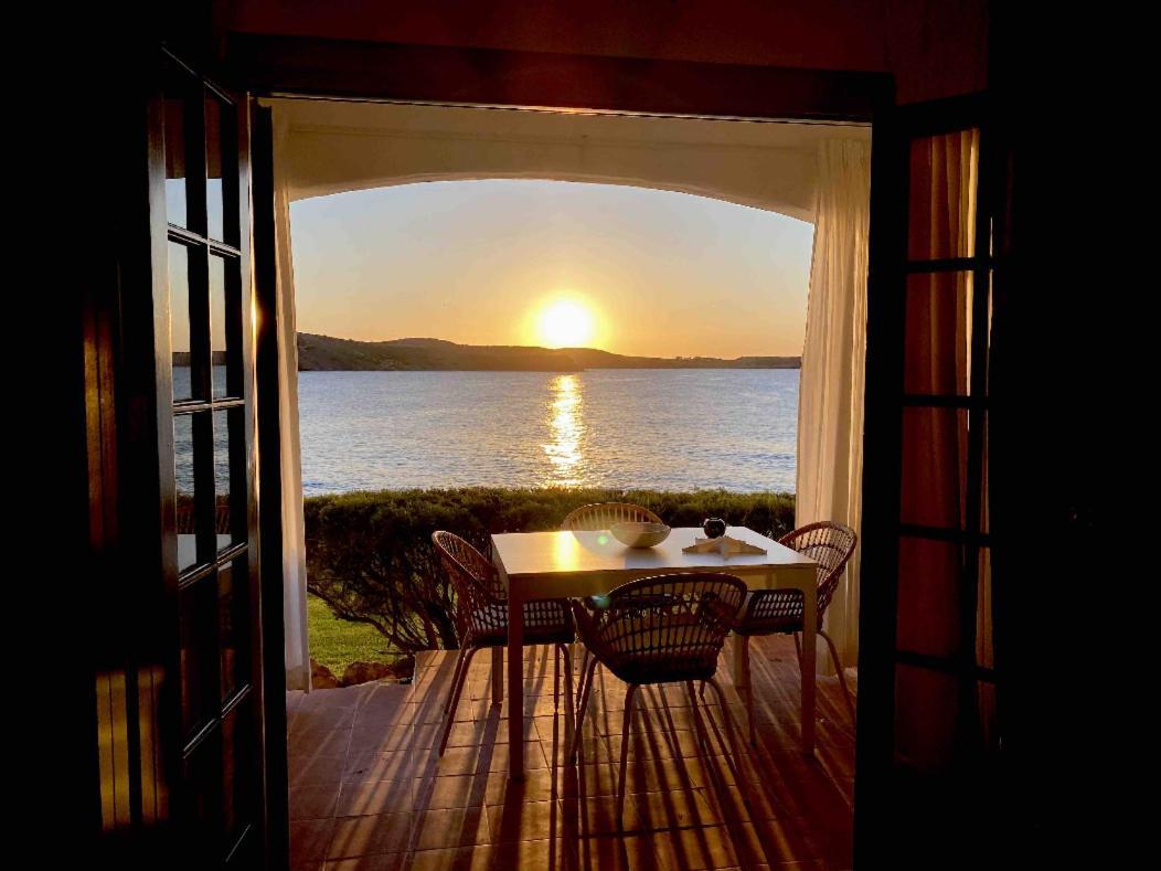 Miravent Terraza Y Jardin Frente Al Mar Menorca Apartment Fornells  Luaran gambar